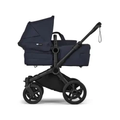 Bugaboo Combi Kinderwagens * Mono Kinderwagen Donkey 6 Compleet Black - Deep Indigo Blauw