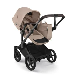 Bugaboo Combi Kinderwagens * Mono Kinderwagen Donkey 6 Compleet Black - Desert Melange Taupe