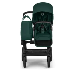 Bugaboo Combi Kinderwagens * Mono Kinderwagen Donkey 6 Compleet Black - Fern Green Groen