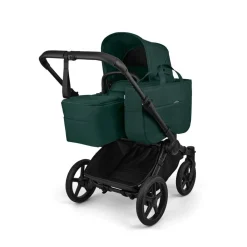 Bugaboo Combi Kinderwagens * Mono Kinderwagen Donkey 6 Compleet Black - Fern Green Groen