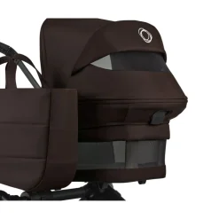 Bugaboo Combi Kinderwagens * Mono Kinderwagen Donkey 6 Compleet Black - Cocoa Brown Bruin