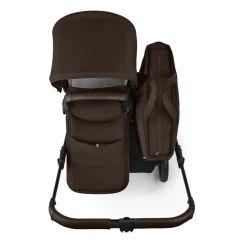 Bugaboo Combi Kinderwagens * Mono Kinderwagen Donkey 6 Compleet Black - Cocoa Brown Bruin