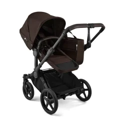 Bugaboo Combi Kinderwagens * Mono Kinderwagen Donkey 6 Compleet Black - Cocoa Brown Bruin
