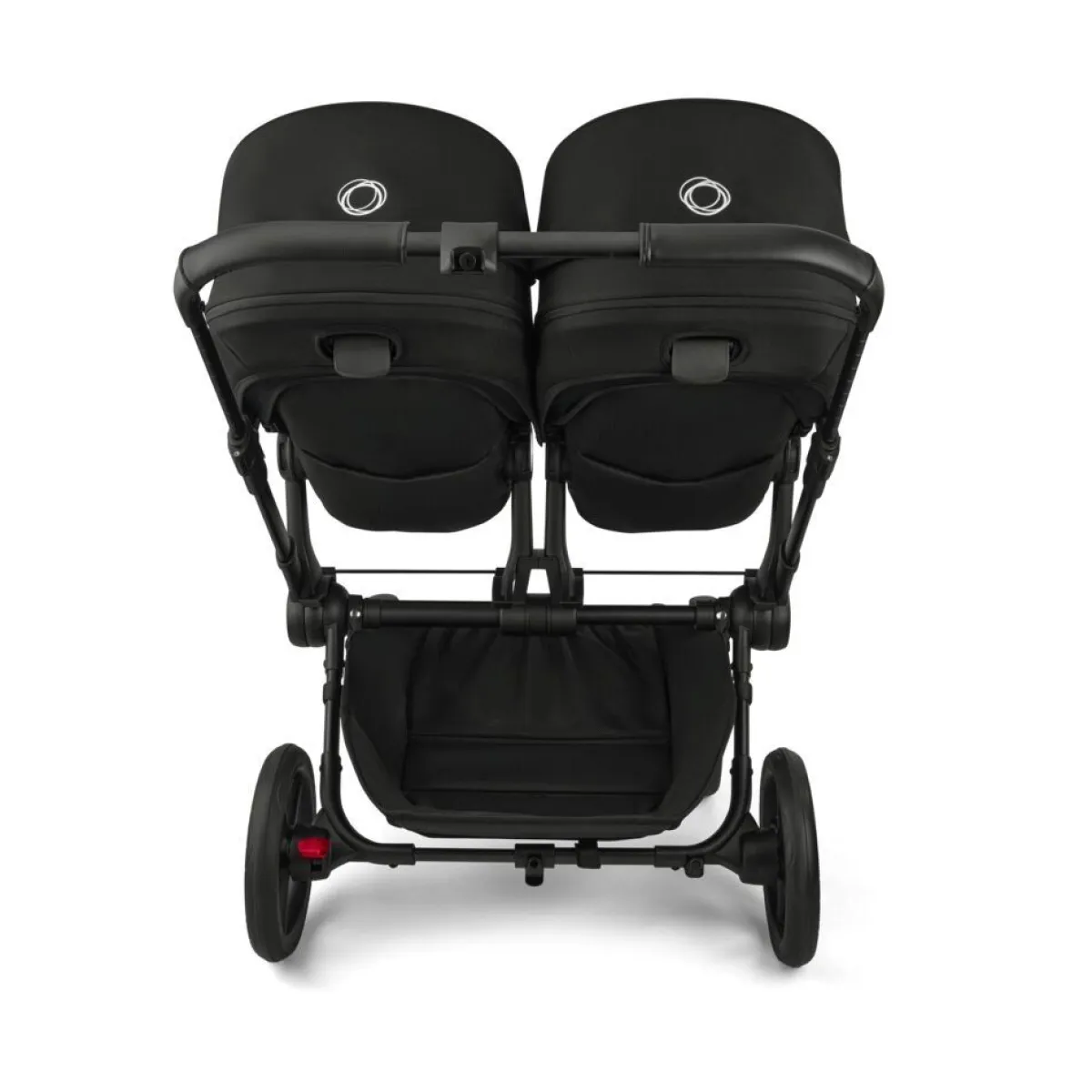 Bugaboo Combi Kinderwagens|Tweelingwagens * Tweeling Kinderwagen Donkey 6 Compleet Black - Heritage Black Zwart