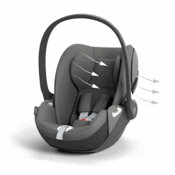 Cybex Baby Autostoelen * Autostoel Cloud T i-Size Mirage Grey Grijs