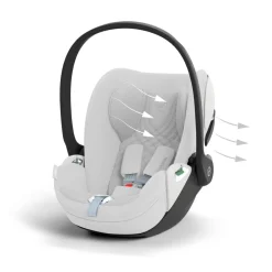 Cybex Baby Autostoelen * Autostoel Cloud T i-Size Plus Platinum White Wit