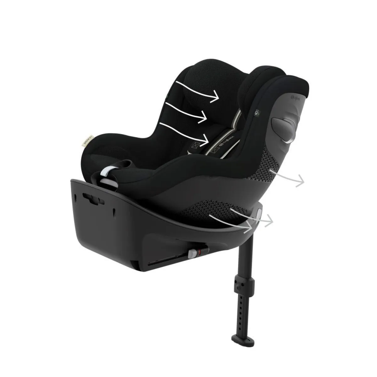 Cybex Baby Autostoelen|Peuter Autostoelen * Autostoel Sirona G i-Size Plus Moon Black
