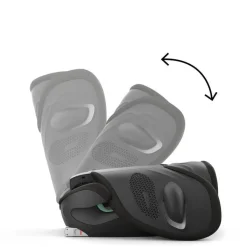 Cybex Kinder Autostoelen * Autostoel Solution G2 i-Fix Plus Moon Black Zwart