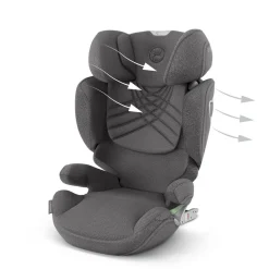 Cybex Kinder Autostoelen * Autostoel Solution T i-Fix Plus Mirage Grey Grijs