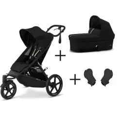 Cybex Combi Kinderwagens * Avi Spin Kinderwagen Compleet Moon Black Zwart