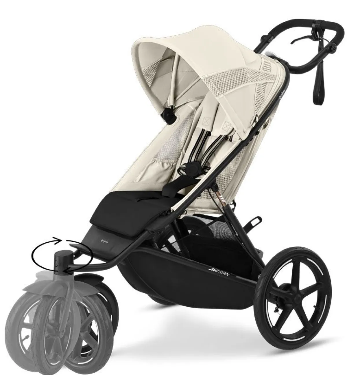Cybex Combi Kinderwagens * Avi Spin Kinderwagen Compleet Seashell Beige