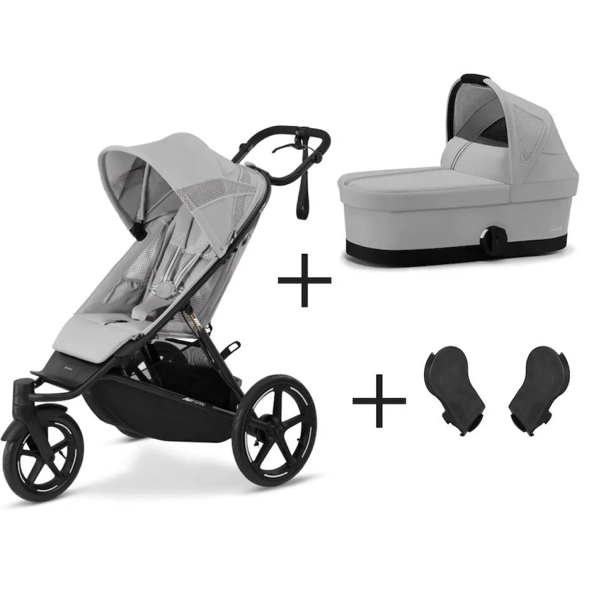 Cybex Combi Kinderwagens * Avi Spin Kinderwagen Compleet Fog Grey Grijs