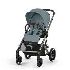 Cybex Combi Kinderwagens * Balios S Lux Kinderwagen Compleet Stormy Blue - Taupe Frame Blauw
