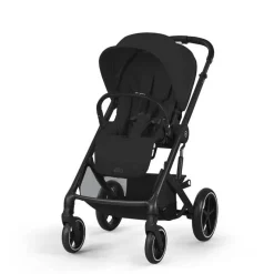 Cybex Combi Kinderwagens * Balios S Lux Kinderwagen Compleet Moon Black - Black Frame Zwart