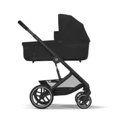 Cybex Combi Kinderwagens * Balios S Lux Kinderwagen Compleet Moon Black - Black Frame Zwart