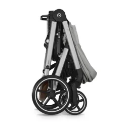 Cybex Combi Kinderwagens * Balios S Lux Kinderwagen Compleet Stone Grey - Silver Frame Grijs