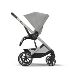 Cybex Combi Kinderwagens * Balios S Lux Kinderwagen Compleet Stone Grey - Silver Frame Grijs
