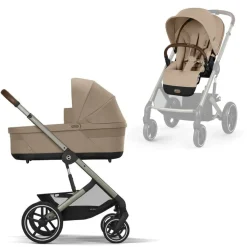 Cybex Combi Kinderwagens * Balios S Lux Kinderwagen Compleet Almond - Taupe Frame Beige