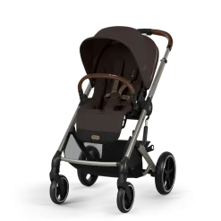 Cybex Combi Kinderwagens * Balios S Lux Kinderwagen Compleet Chocolate Brown - Taupe Frame Bruin