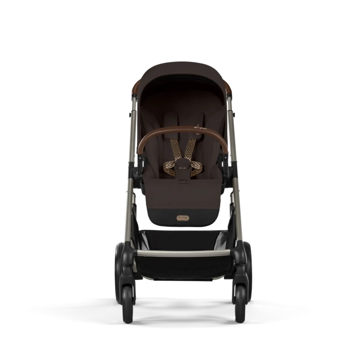 Cybex Combi Kinderwagens * Balios S Lux Kinderwagen Compleet Chocolate Brown - Taupe Frame Bruin