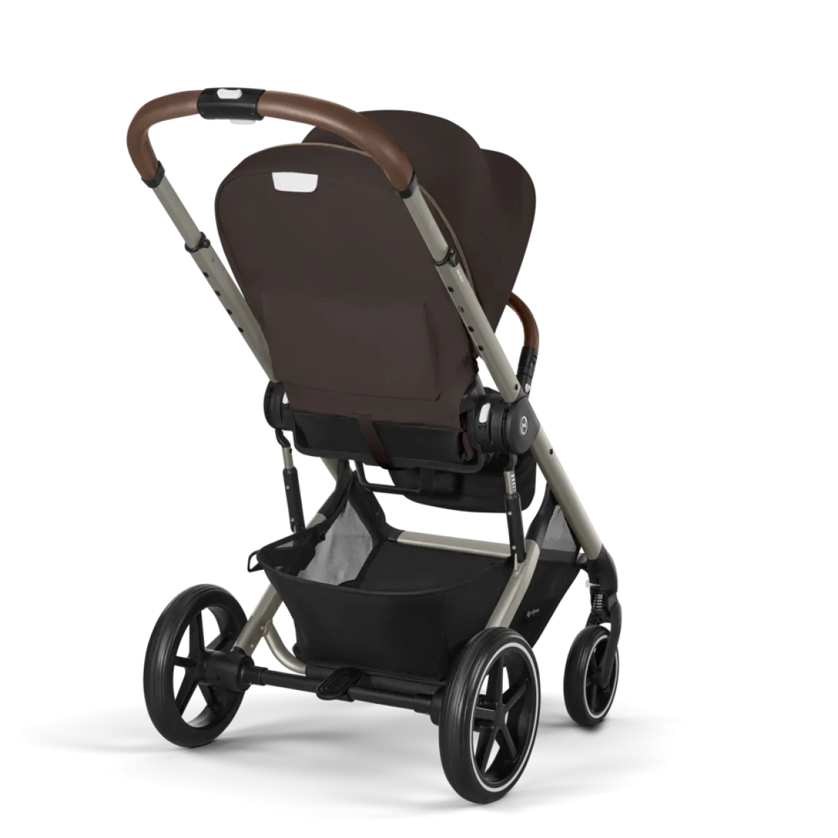 Cybex Combi Kinderwagens * Balios S Lux Kinderwagen Compleet Chocolate Brown - Taupe Frame Bruin