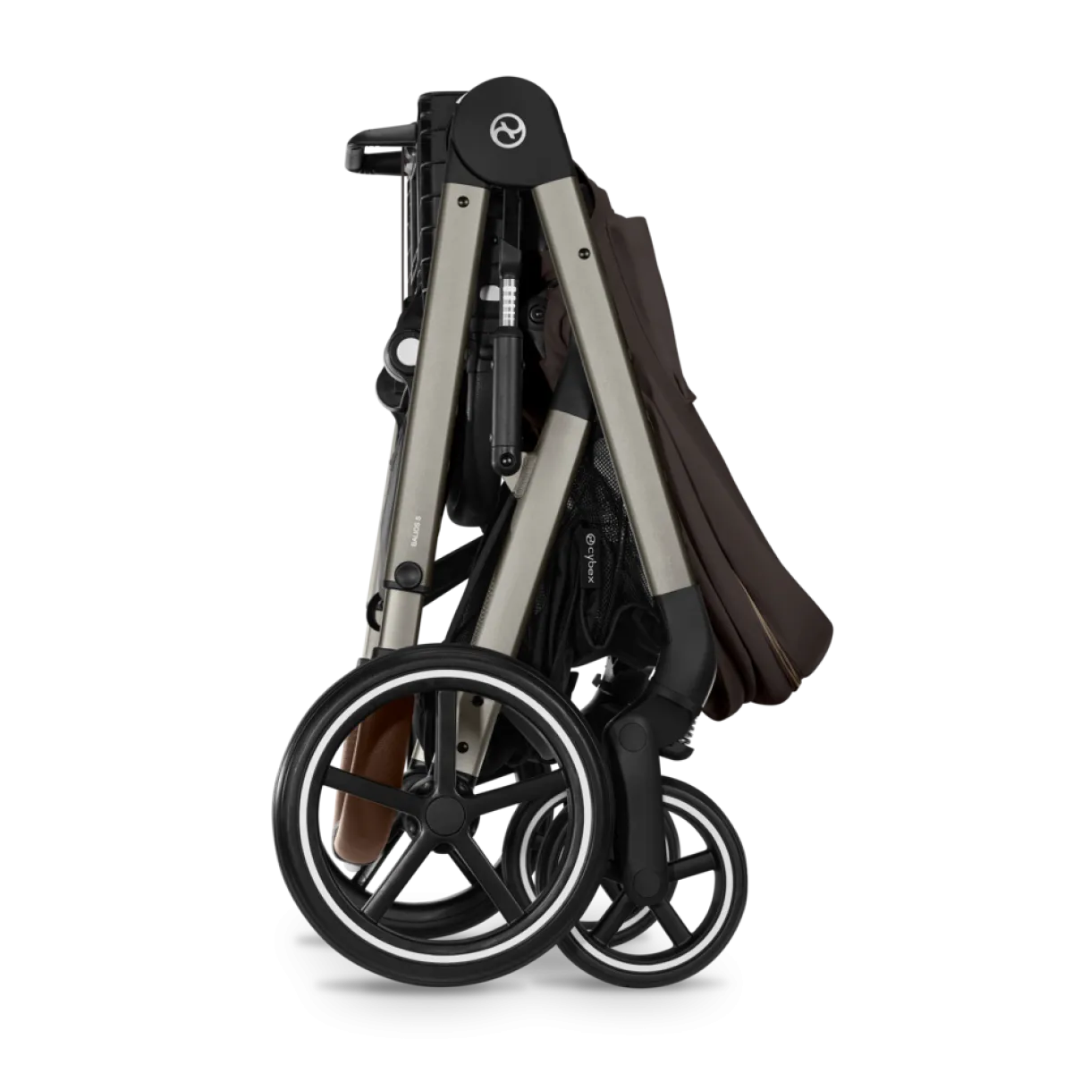 Cybex Combi Kinderwagens * Balios S Lux Kinderwagen Compleet Chocolate Brown - Taupe Frame Bruin