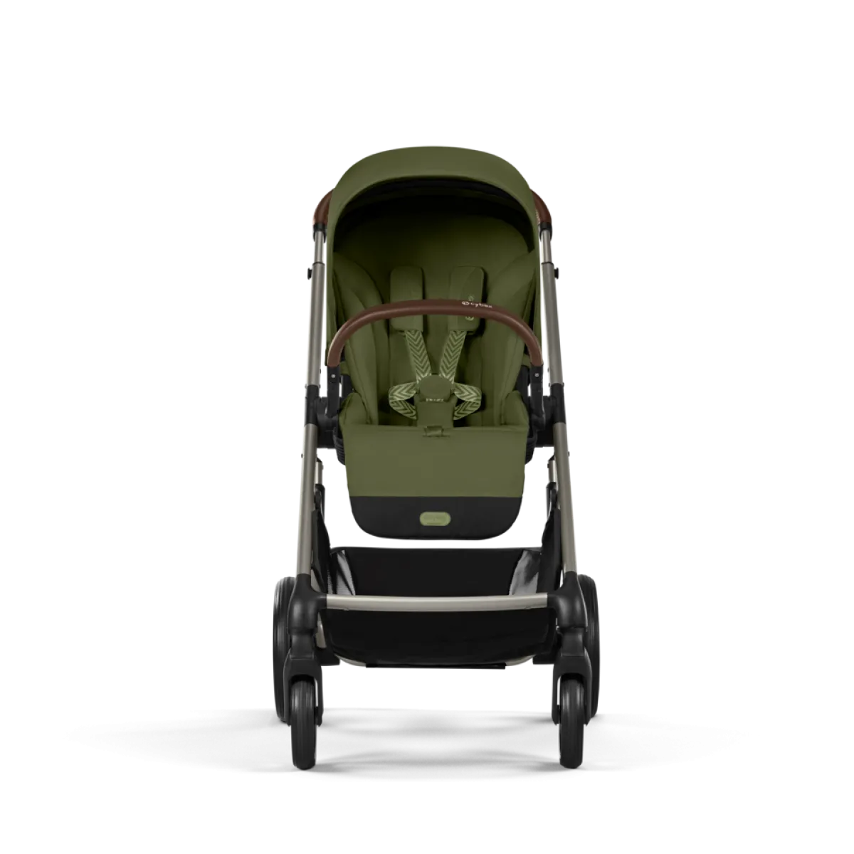 Cybex Combi Kinderwagens * Balios S Lux Kinderwagen Compleet Moss Green - Taupe Frame Groen
