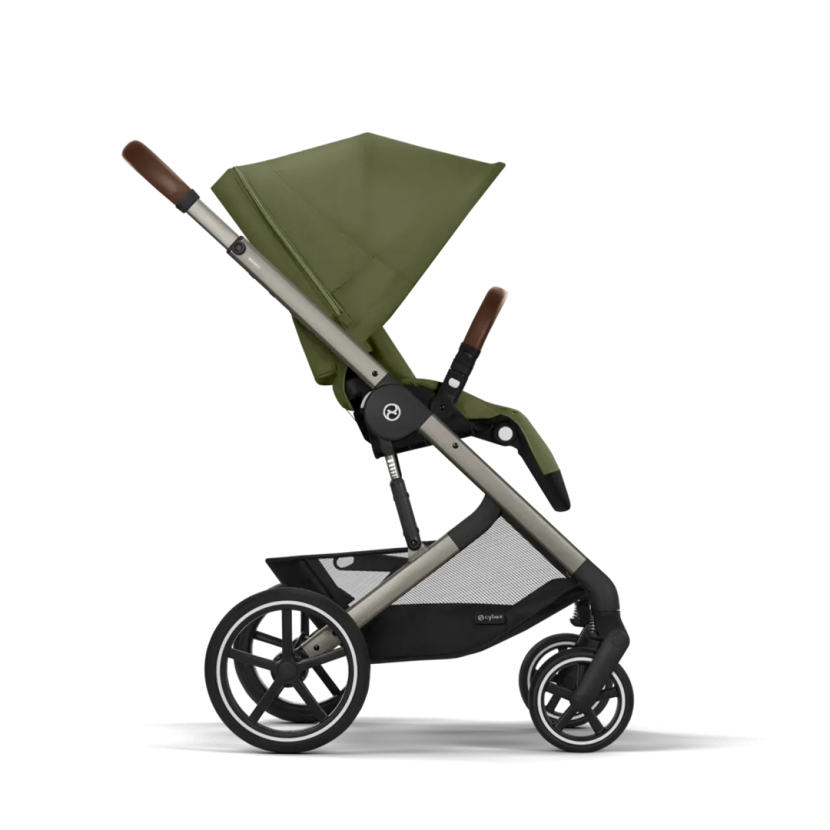Cybex Combi Kinderwagens * Balios S Lux Kinderwagen Compleet Moss Green - Taupe Frame Groen