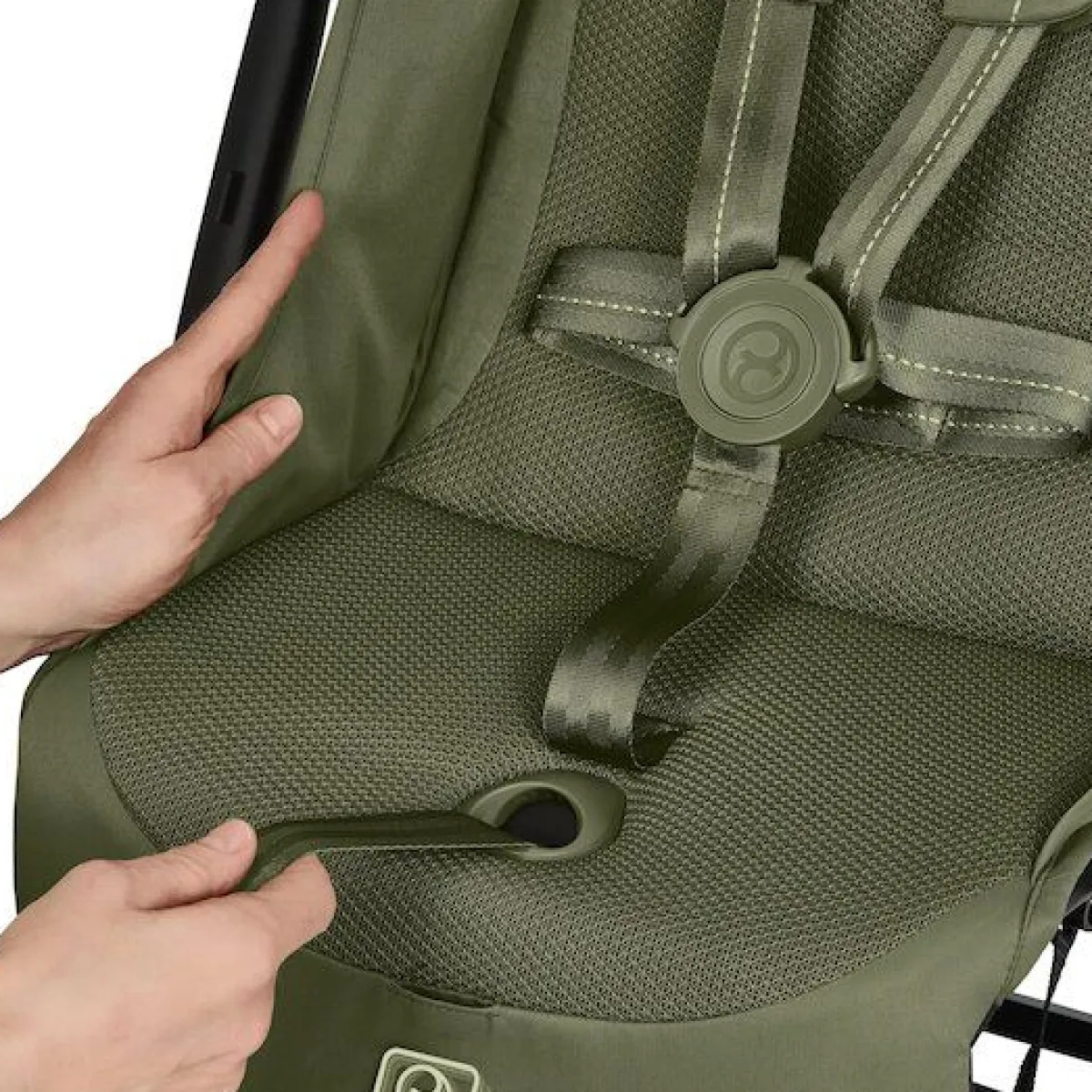 Cybex Alle Buggy's * Buggy Libelle Moss Green - Taupe Frame Groen