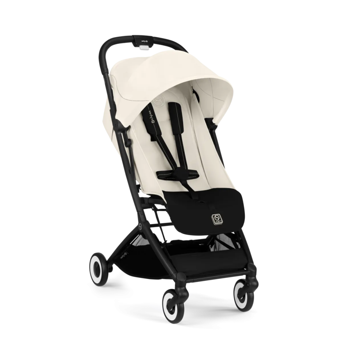 Cybex Alle Buggy's * Buggy Orfeo Canvas White - Black Frame Wit