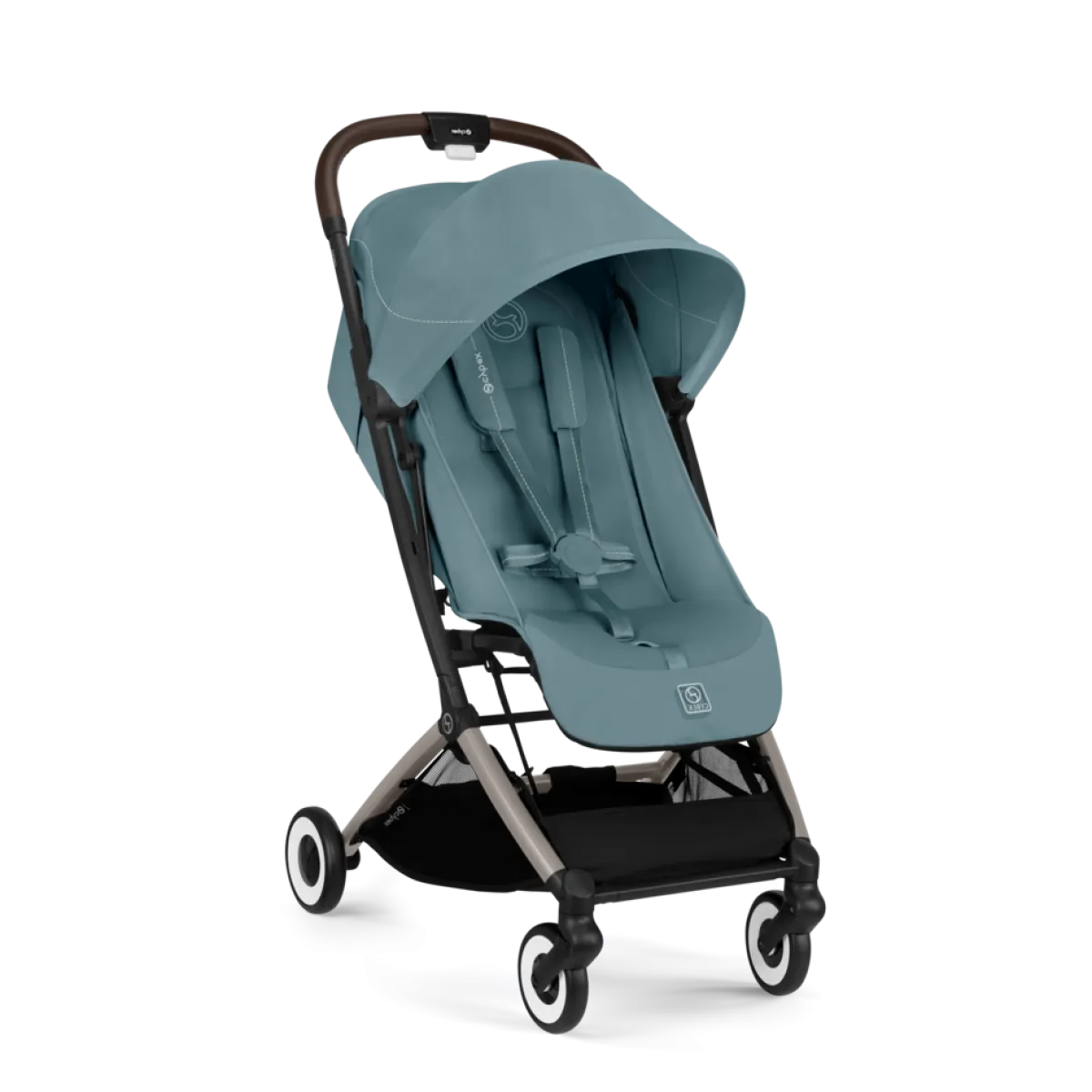 Cybex Alle Buggy's * Buggy Orfeo Stormy Blue - Taupe Frame Blauw