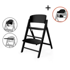 Cybex Meegroeistoelen * Click & Fold 3 in 1 Kinderstoel Stunning Black Zwart