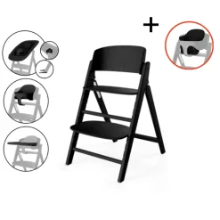 Cybex Meegroeistoelen * Click & Fold 4 in 1 Kinderstoel Stunning Black Zwart