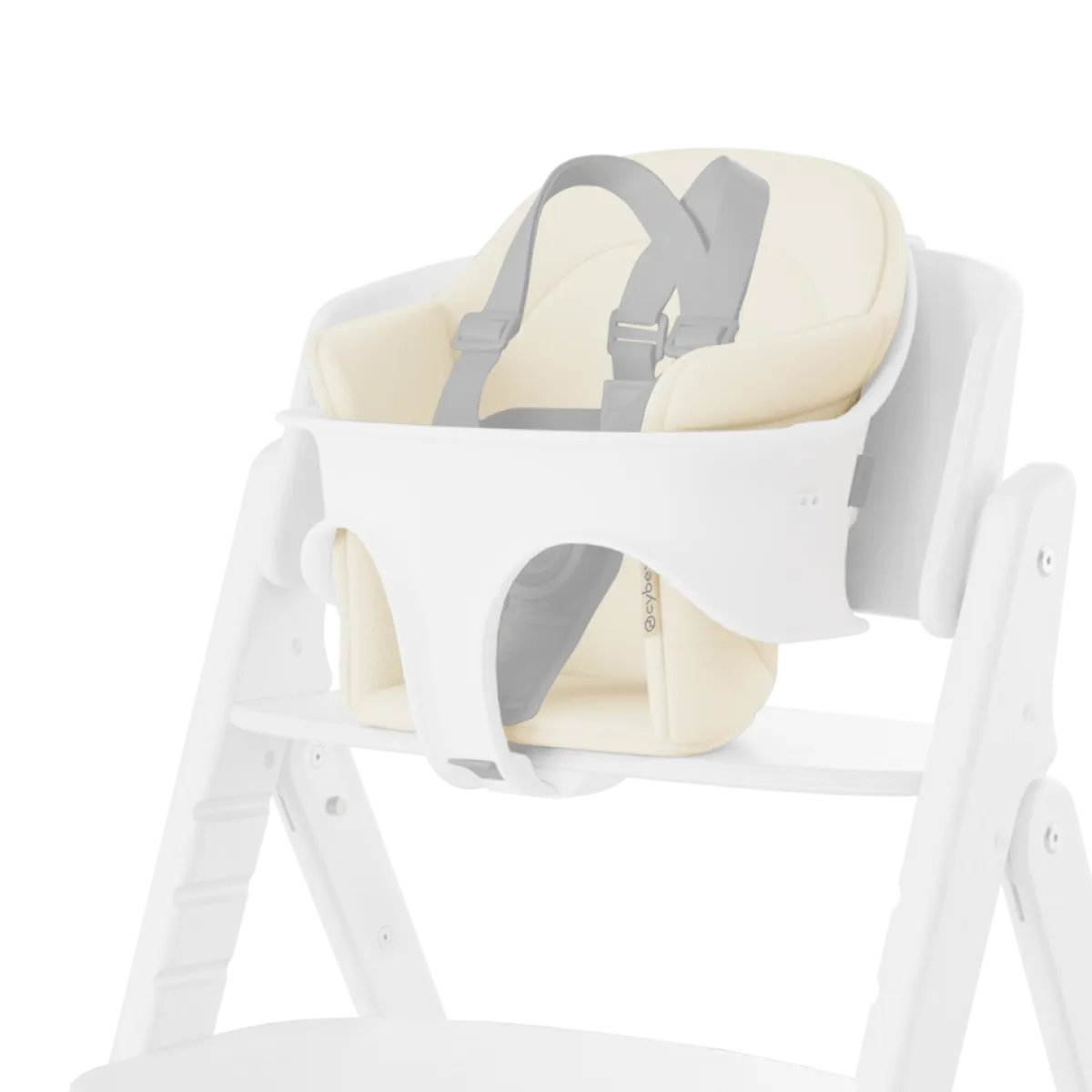 Cybex Meegroeistoelen * Click & Fold 4 in 1 Kinderstoel All White Wit