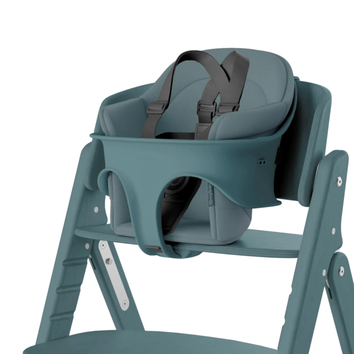 Cybex Meegroeistoelen * Click & Fold 4 in 1 Kinderstoel Stone Blue Blauw