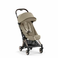 Cybex Alle Buggy's * Coÿa Buggy Cozy - Rosegold Frame Beige