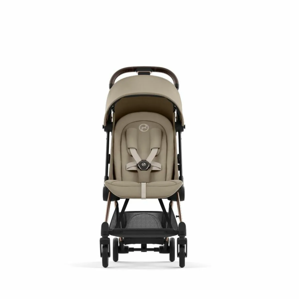 Cybex Alle Buggy's * Coÿa Buggy Cozy - Rosegold Frame Beige