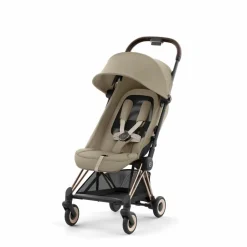 Cybex Alle Buggy's * Coÿa Buggy Cozy - Rosegold Frame Beige