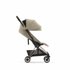 Cybex Alle Buggy's * Coÿa Buggy Cozy - Rosegold Frame Beige
