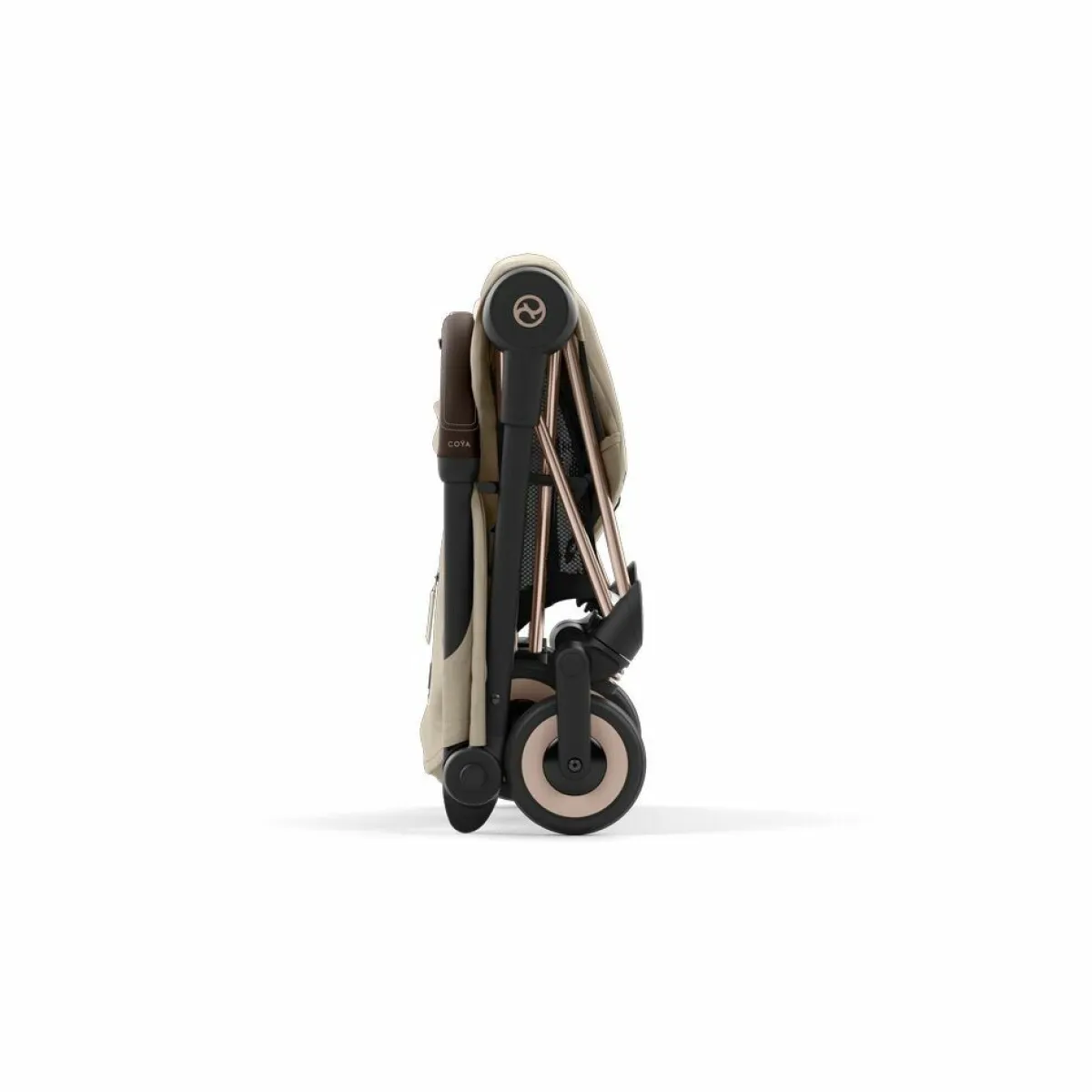 Cybex Alle Buggy's * Coÿa Buggy Cozy - Rosegold Frame Beige