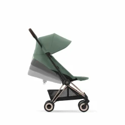 Cybex Alle Buggy's * Coÿa Buggy Leaf Green - Rosegold Frame Groen