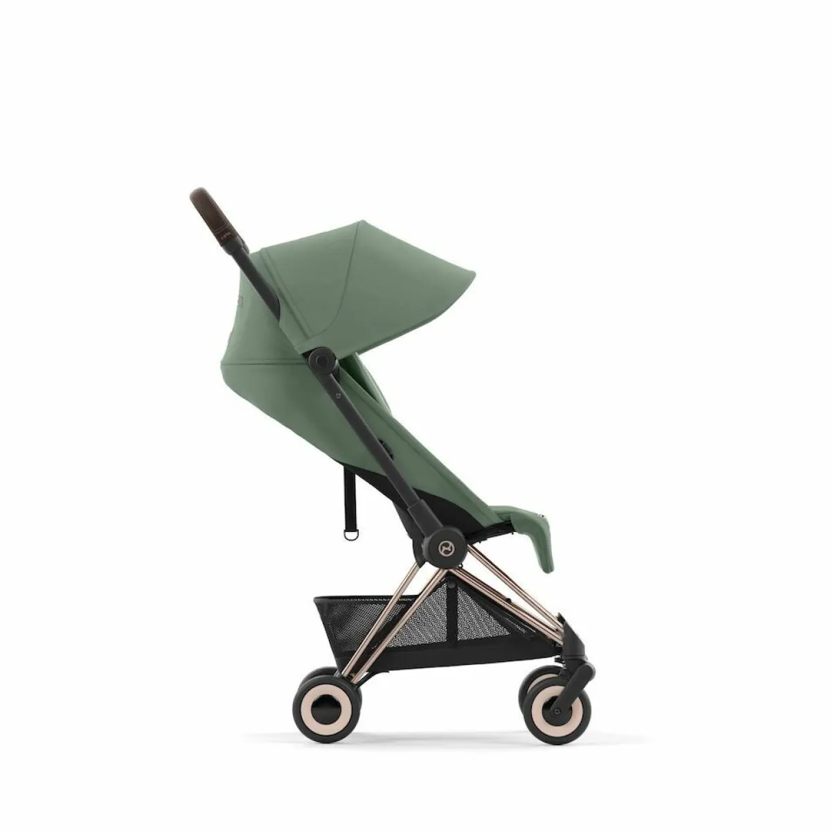 Cybex Alle Buggy's * Coÿa Buggy Leaf Green - Rosegold Frame Groen