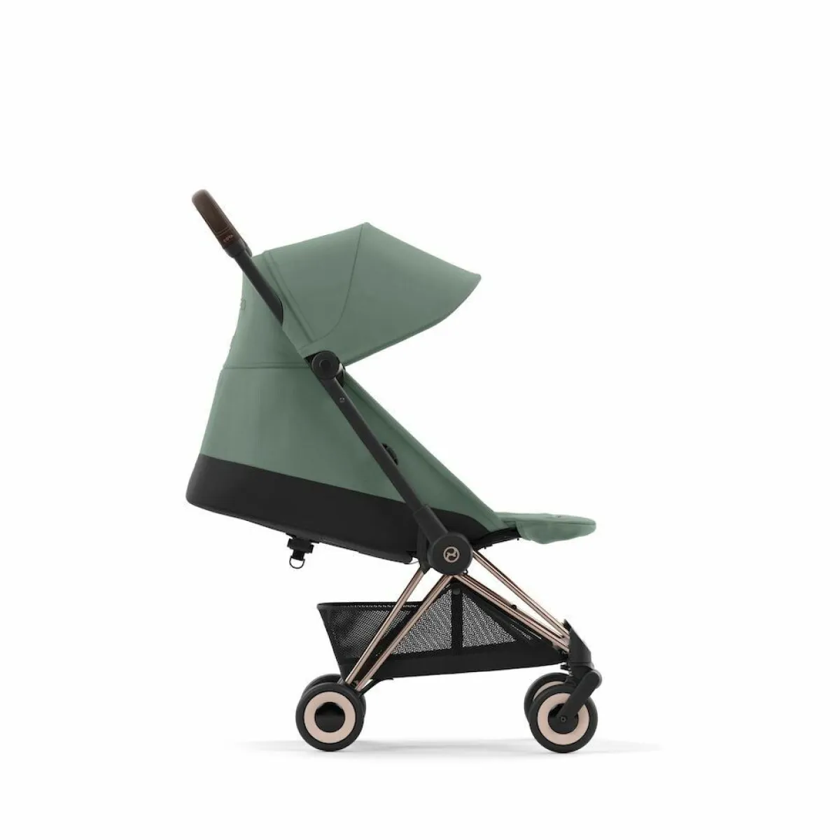 Cybex Alle Buggy's * Coÿa Buggy Leaf Green - Rosegold Frame Groen
