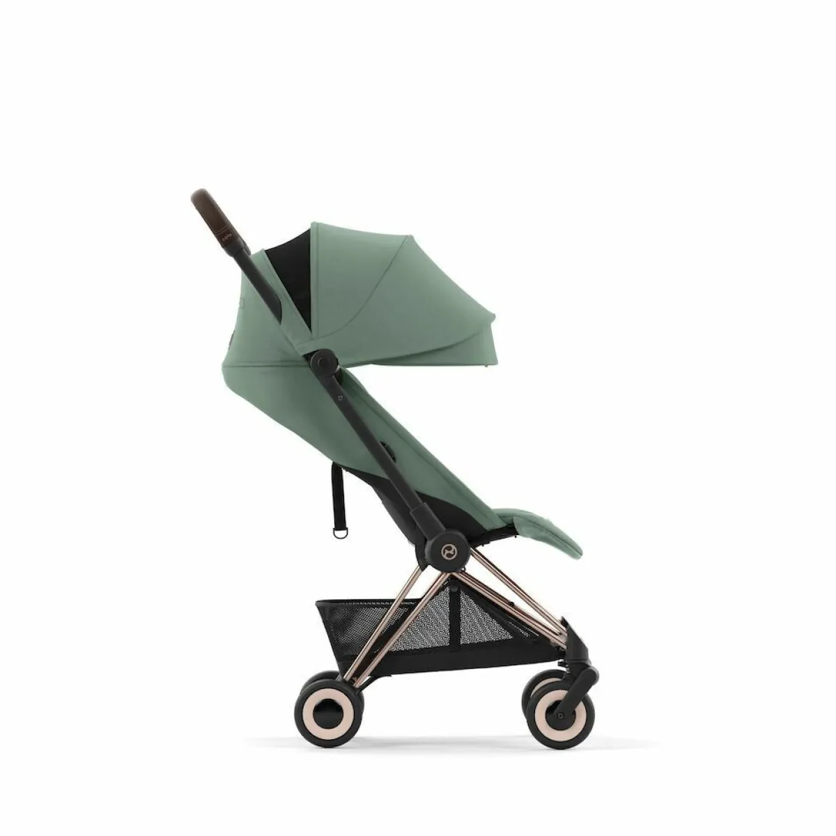 Cybex Alle Buggy's * Coÿa Buggy Leaf Green - Rosegold Frame Groen