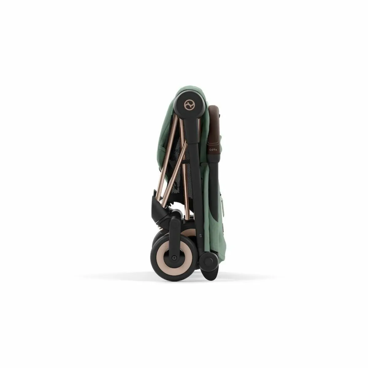 Cybex Alle Buggy's * Coÿa Buggy Leaf Green - Rosegold Frame Groen