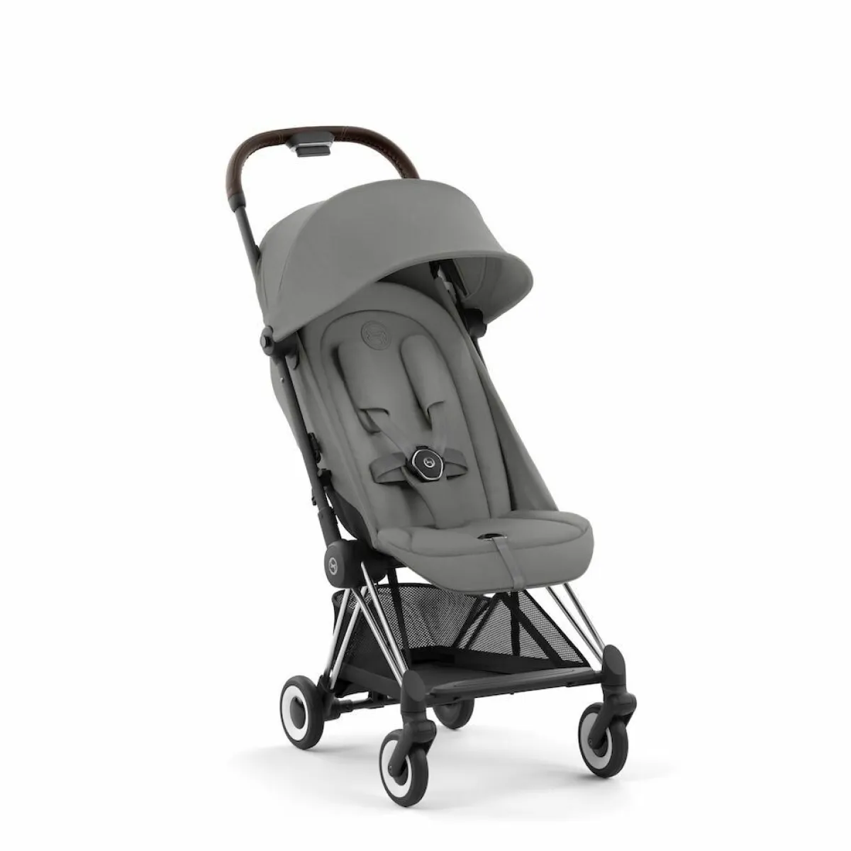 Cybex Alle Buggy's * Coÿa Buggy Mirage Grey - Chrome Frame Grijs