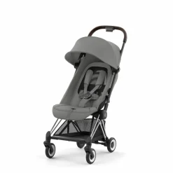 Cybex Alle Buggy's * Coÿa Buggy Mirage Grey - Chrome Frame Grijs