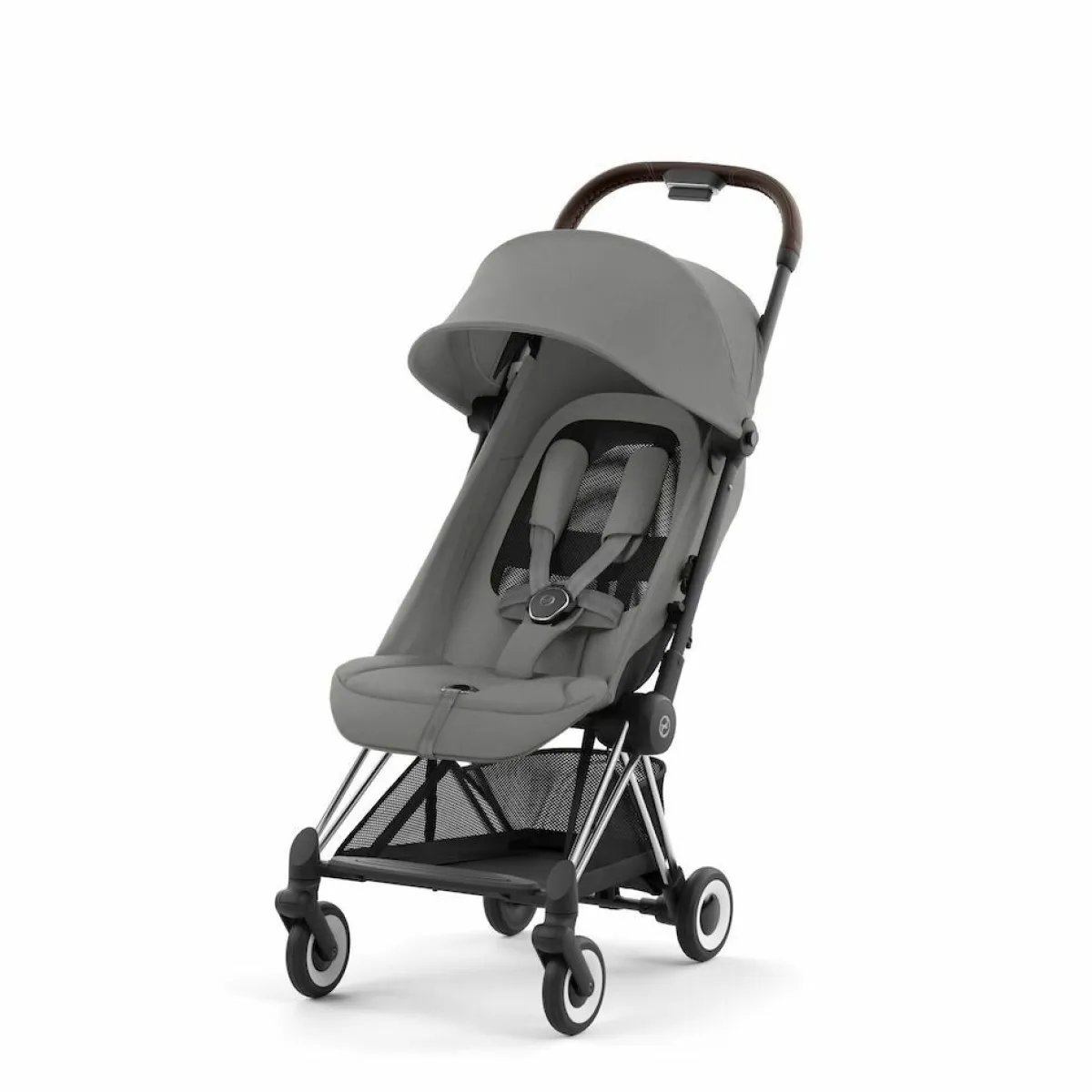 Cybex Alle Buggy's * Coÿa Buggy Mirage Grey - Chrome Frame Grijs
