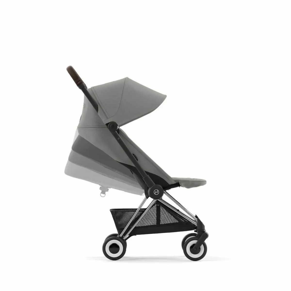 Cybex Alle Buggy's * Coÿa Buggy Mirage Grey - Chrome Frame Grijs