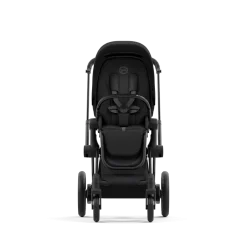 Cybex Combi Kinderwagens * E-Priam Kinderwagen Compleet Sepia Black - Matt Black Frame Zwart